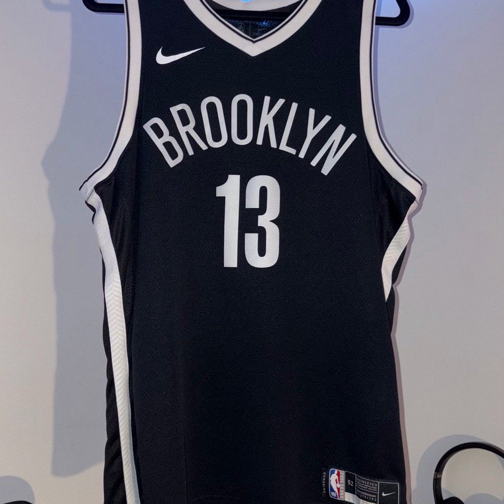 NBA Black and White Brooklyn Jersey